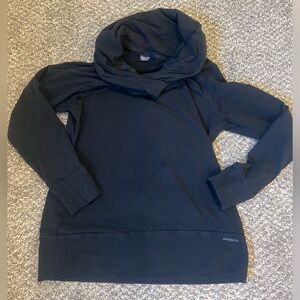 Patagonia Organic Cotton Yoga Cowl Neck Sweater Black L